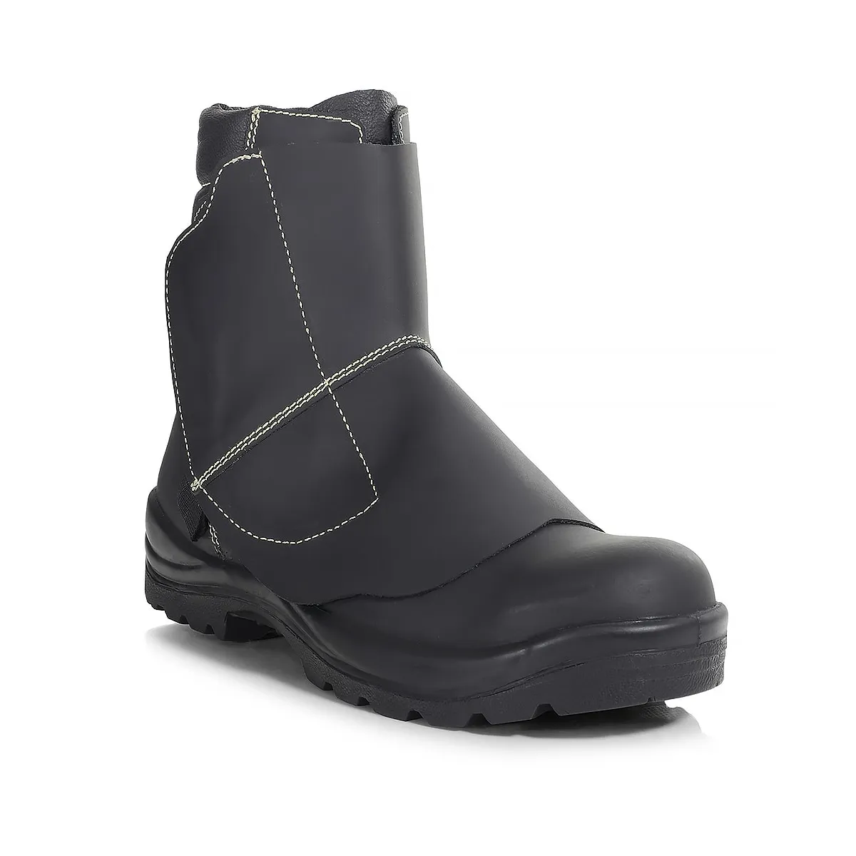 Perf PB26A Mid Length Foundry Boot (Aluminium) — Black
